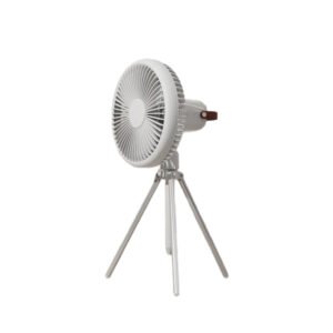 Foldable triangle desktop fan