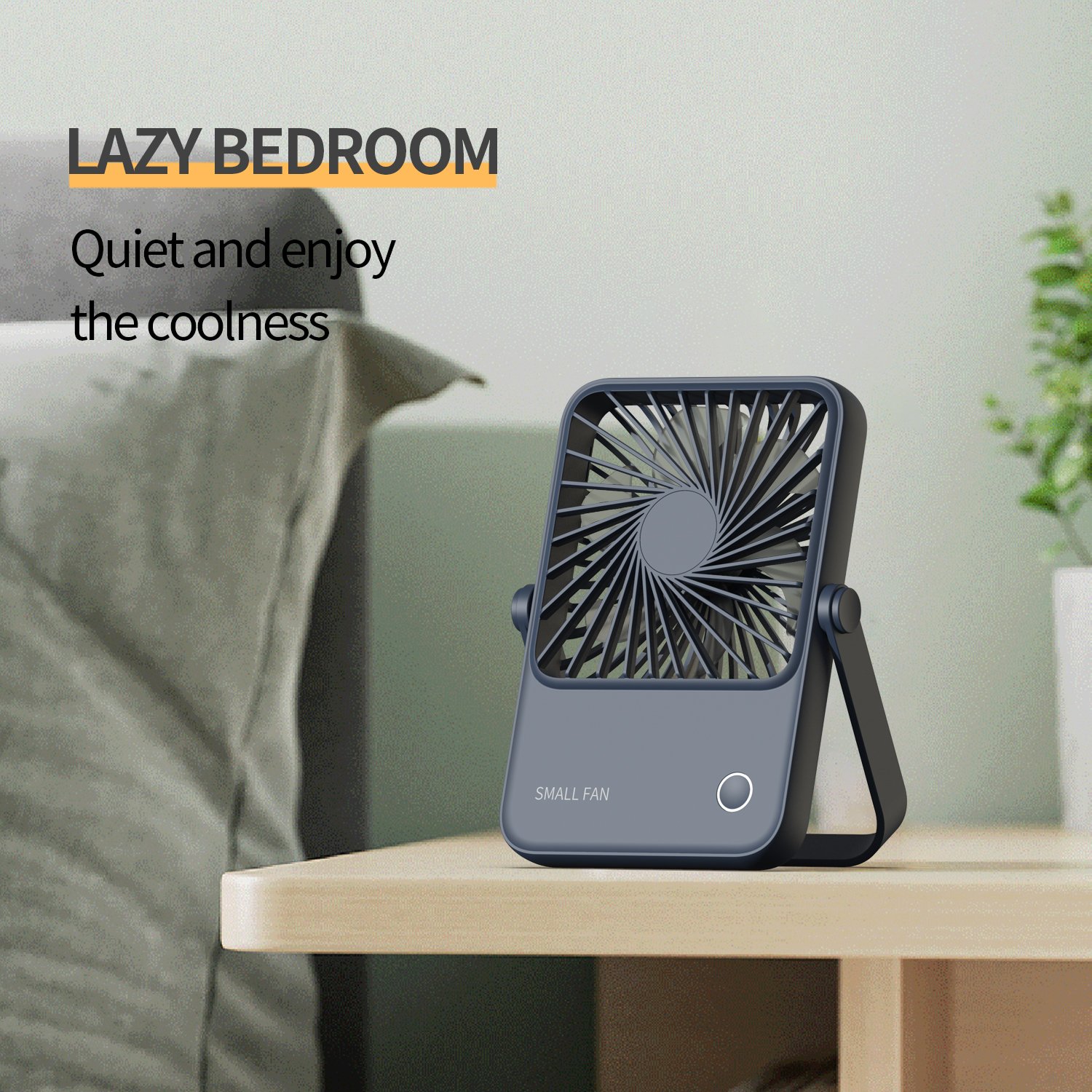 portable and foldable desktop fan